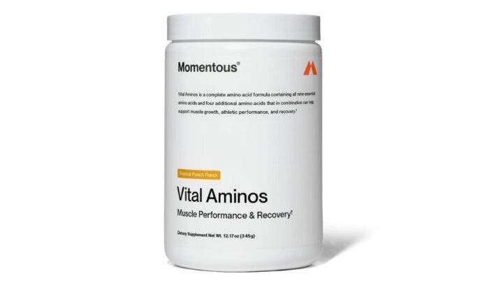 Container of Momentous BCAAs