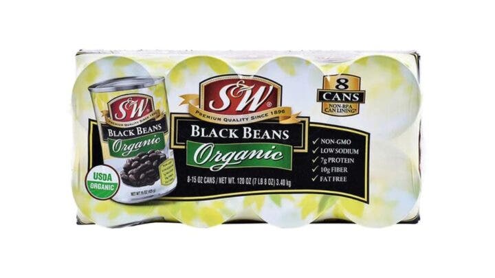 SW Black Beans is a nutritionist's pick for healthy food at Costco.