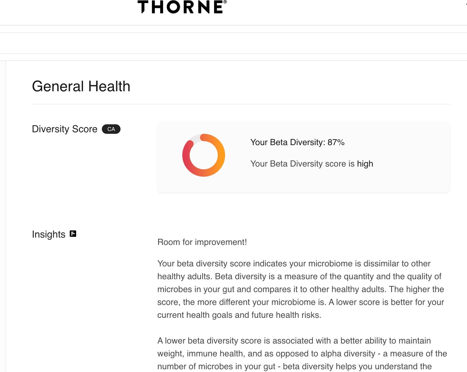Thorne Gut Health Test is the best home gut health test.