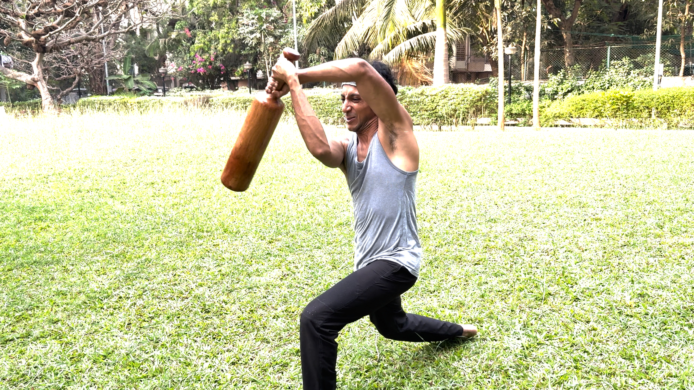 Strength training with a gada or mudgal can provide new and interesting workout routines for triathletes.