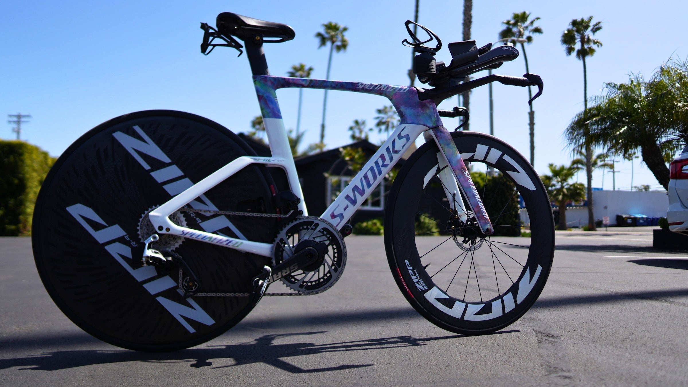 Pro Triathlete Paula Findlay's Specialized Shiv TT Bike