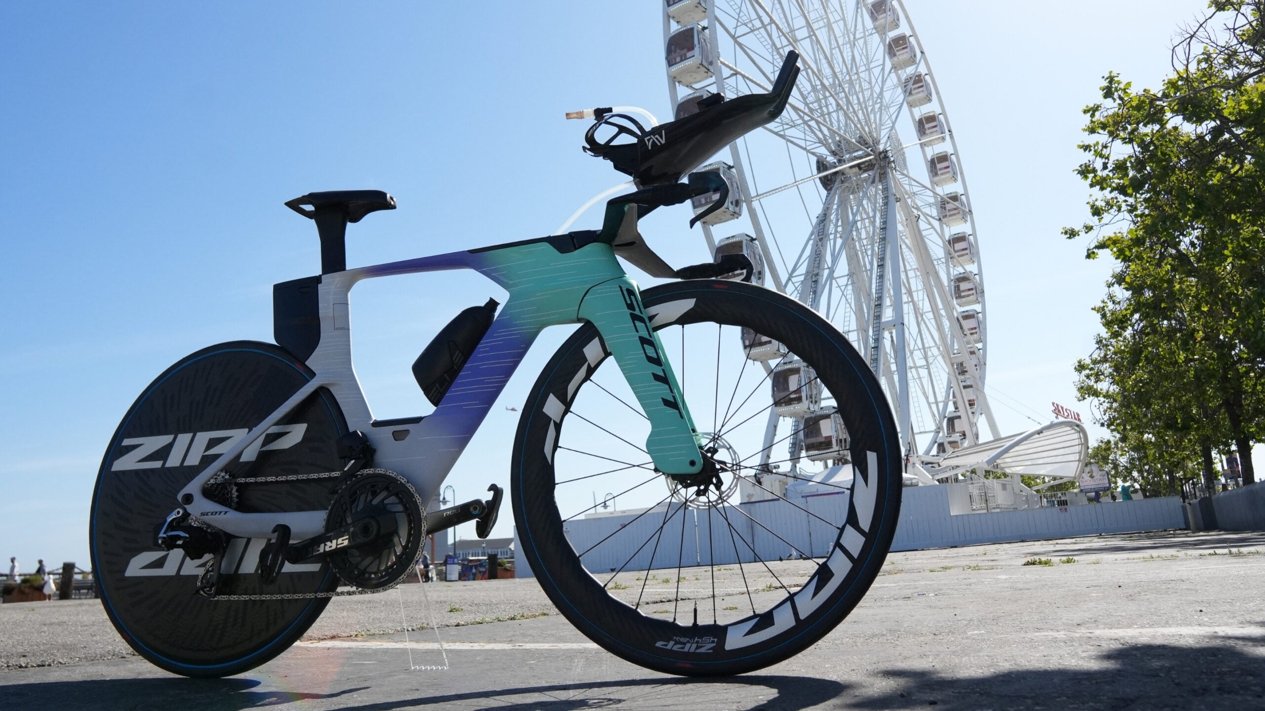 2025 San Fransisco T100 Pro Bike: Ashleigh Gentle's Scott Plasma