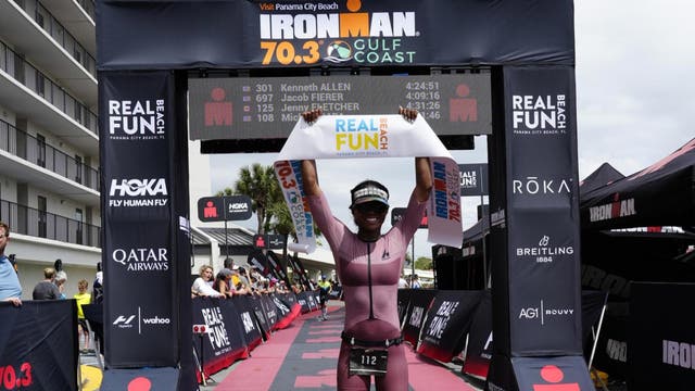 How Latifah Lowery Went from Doggy-Paddling to Making Triathlon History