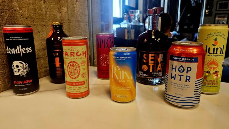Triathlete's editors taste-tested a variety of mocktails with adaptogens to bring you this list.