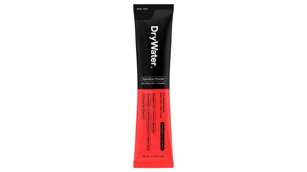 DryWater Raspberry Lemon, a no-sugar electrolyte drink option.