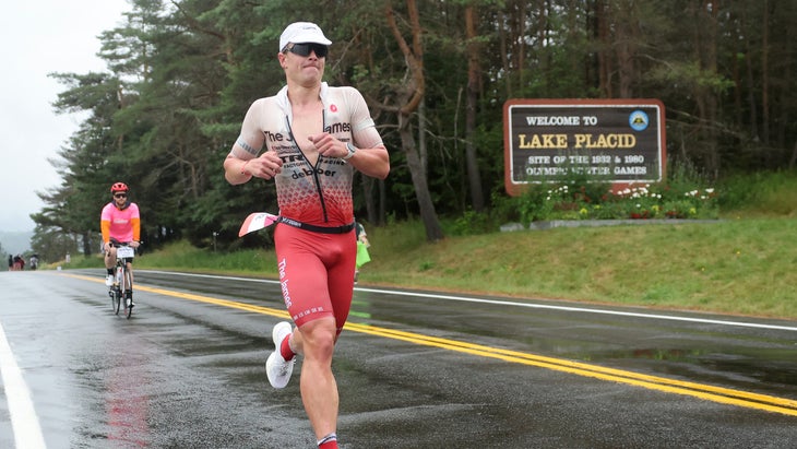 Matthew Marquardt ultimately was more consistent on the run than Trevor Foley, earning him the win at 2025 Ironman Lake Placid.