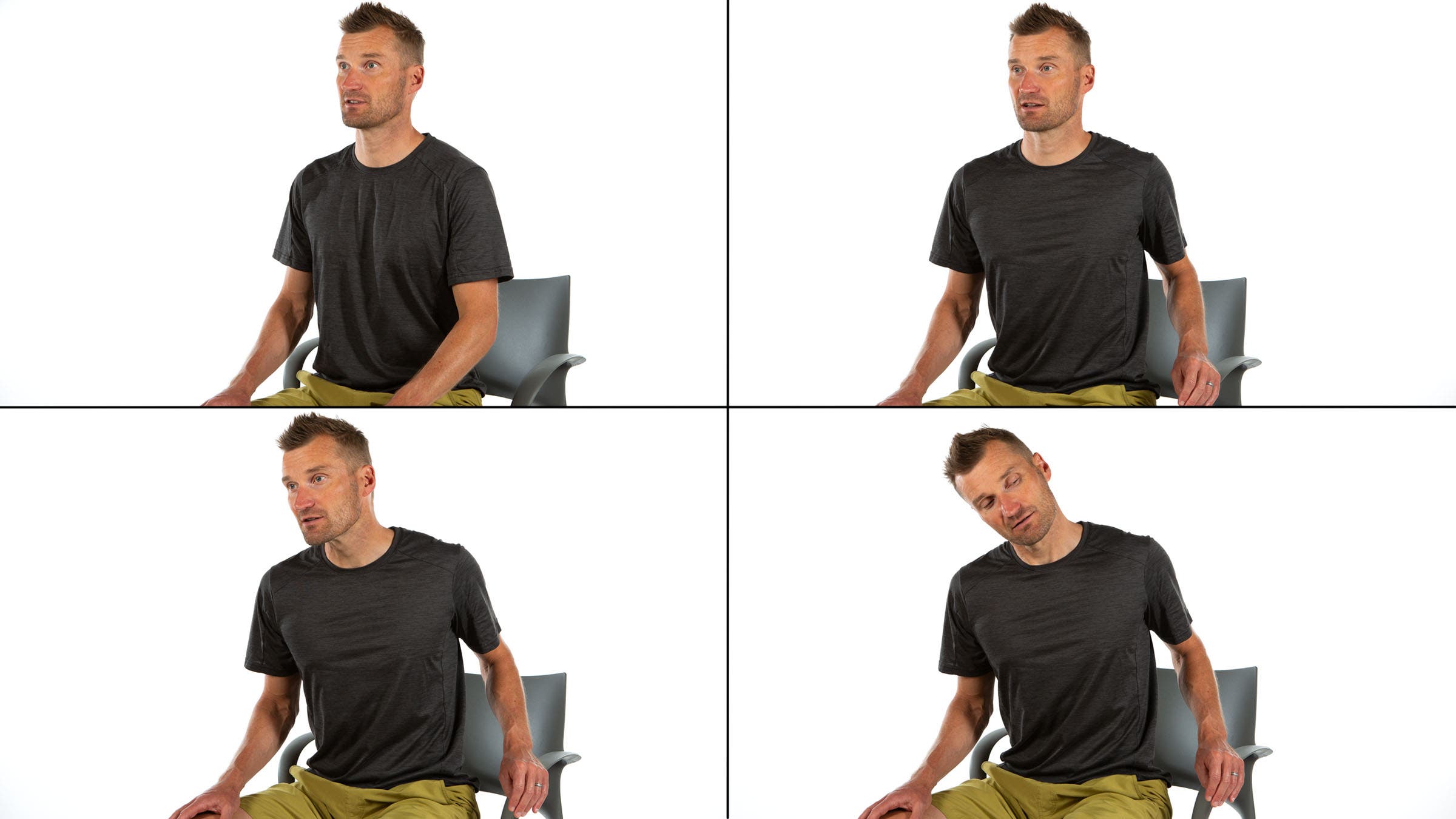 Spinal accessory nerve glide helps alleviate help with pain, tingling, and tightness in the front of neck and shoulders.