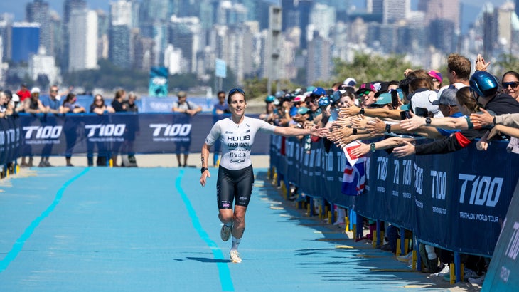 Jessica Learmonth is a strong swimmer and biker. She is progressively improving her run this season, meaning a win at London T100 could be possible.