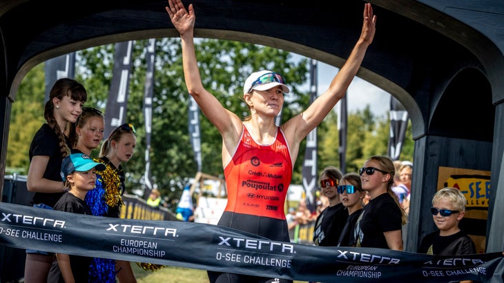 Solenne Billouin won the 2025 XTERRA European Championship.