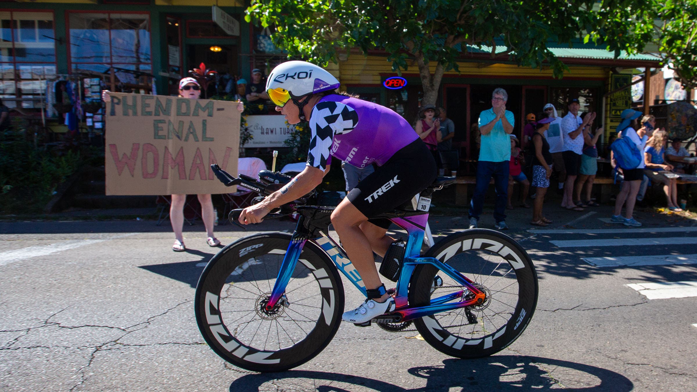 Amy Rappaport says she wants to "give the guys a heads up" to give women the space they deserve on the Queen K in 2026 when the Ironman World Championship will return to a one-day format.