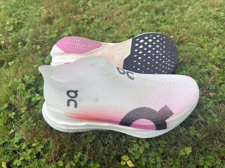 On Cloudboom Strike LS (LightSpray) is a popular choice for triathlon running shoes, if you can find them at a retailer near you.