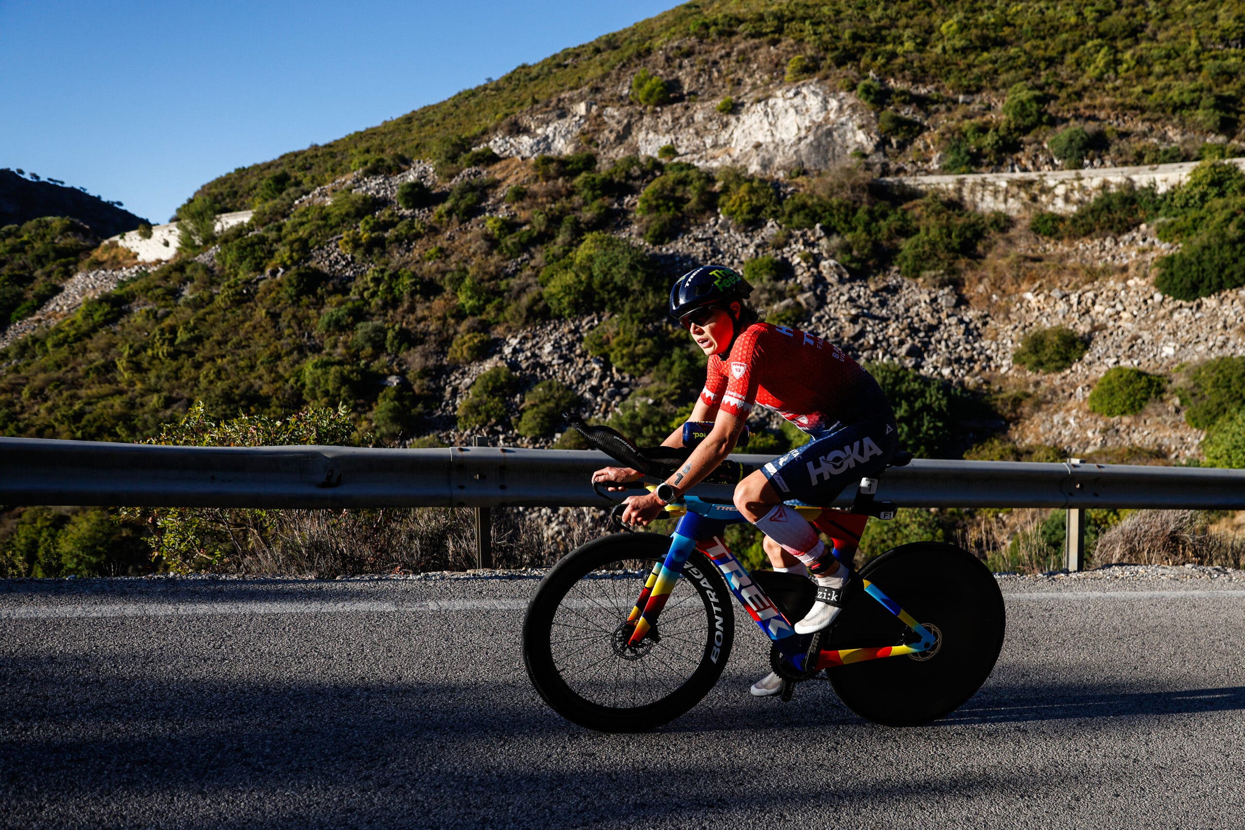 The decision to race 70.3 worlds came from testing a few training sessions in the week before the race, said Taylor Knibb following a DNF in Kona due to heat exhaustion.