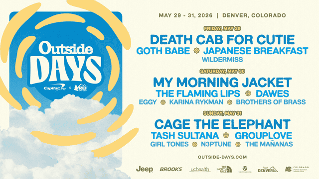 Festival Headliners Announced for Third Annual "Outside Days"