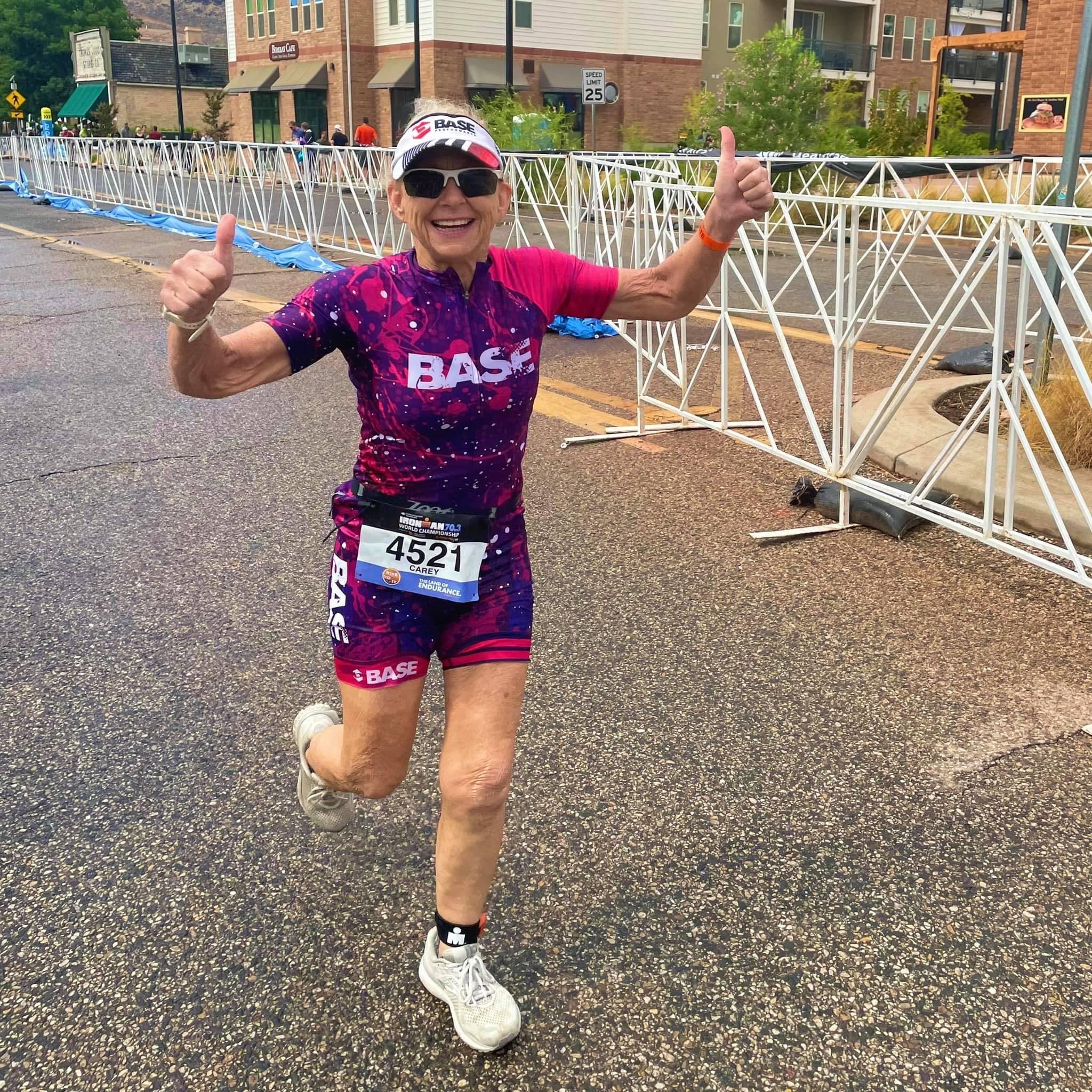 Generally, triathlon provides Carey Cribb great job. But after international travel problems and lack of adequate nutrition and fluids leading up to 70.3 worlds, the atmosphere felt different.