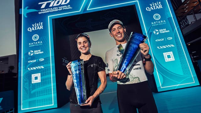 Wilde, Waugh Win Big Bucks at T100 Triathlon World Championship Finals