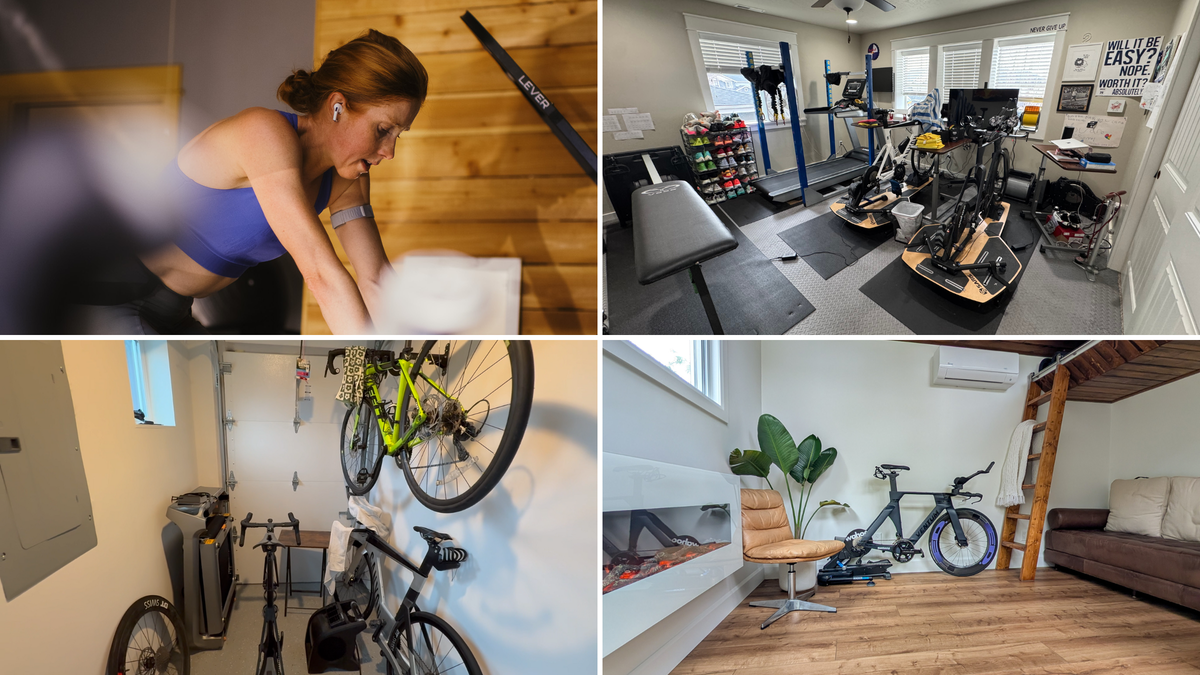 Pro Triathletes Show Off Their Impressive (and Wildly Different) Indoor Setups