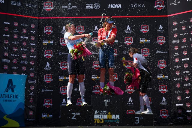 Kristian Blummenfelt and Taylor Knibb Smash Course Records at 2026 Ironman 70.3 Oceanside