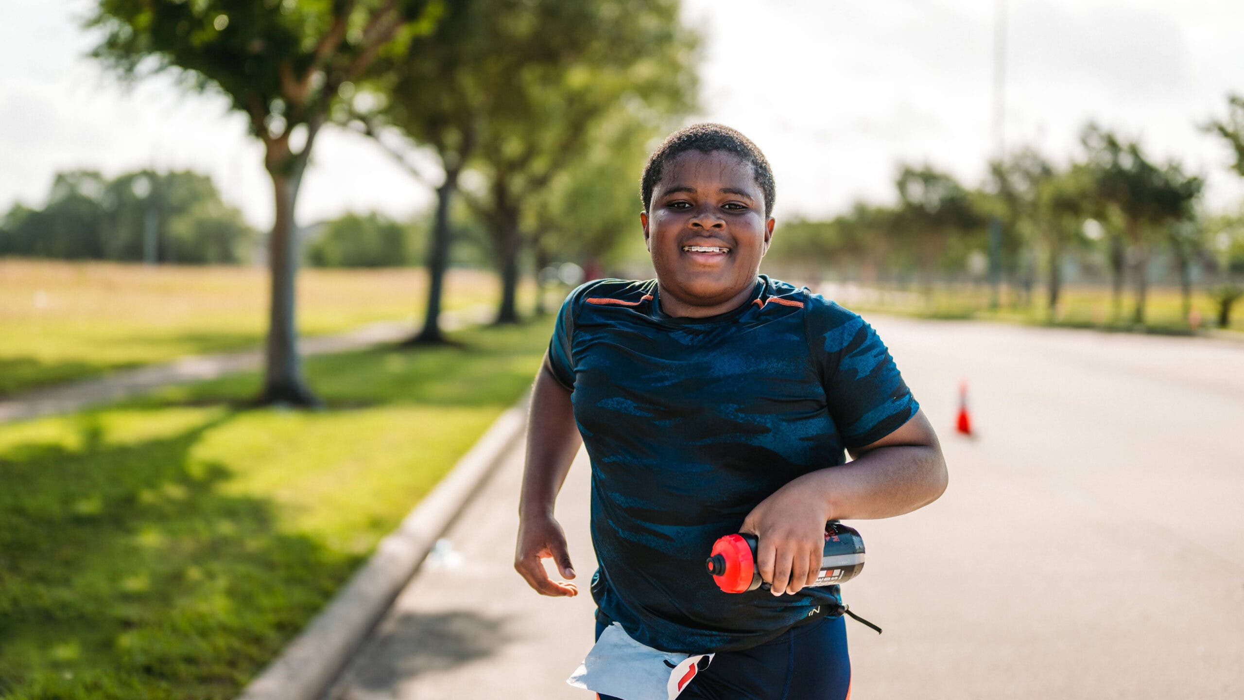 Youth triathlons should be fun, and there's nothing better than swimming, biking, and running at a water park.