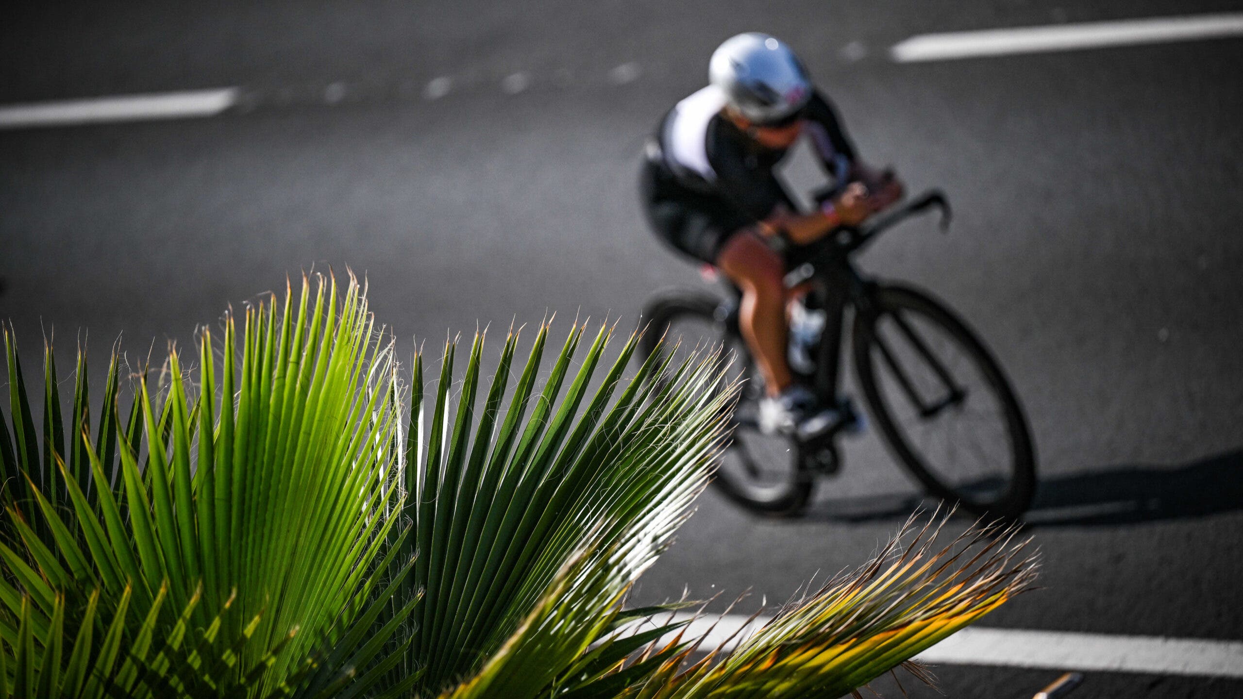 One of the biggest challenges of triathlon speed is remembering that you have to protect your legs while running a bike, no matter how strong and powerful you feel.