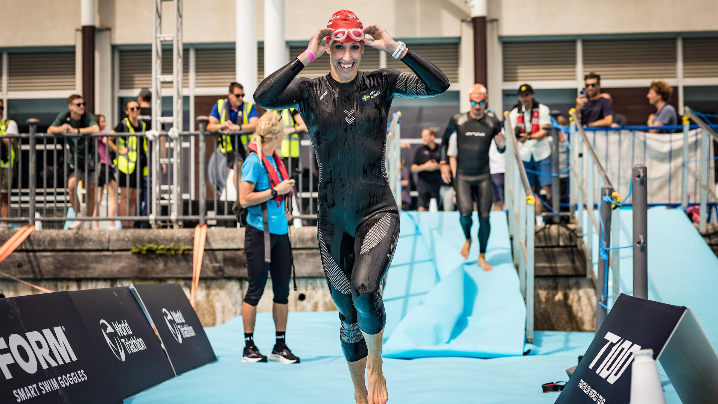 Lisa Norden realized IVF and professional Ironman racing “wasn’t a compatible combination." She's taking a break from racing and is due with a baby in September 2026.