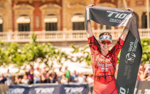 Georgia Taylor-Brown Runs Down Julie Derron to Capture First Career T100 Title in Spain and $50k Payday