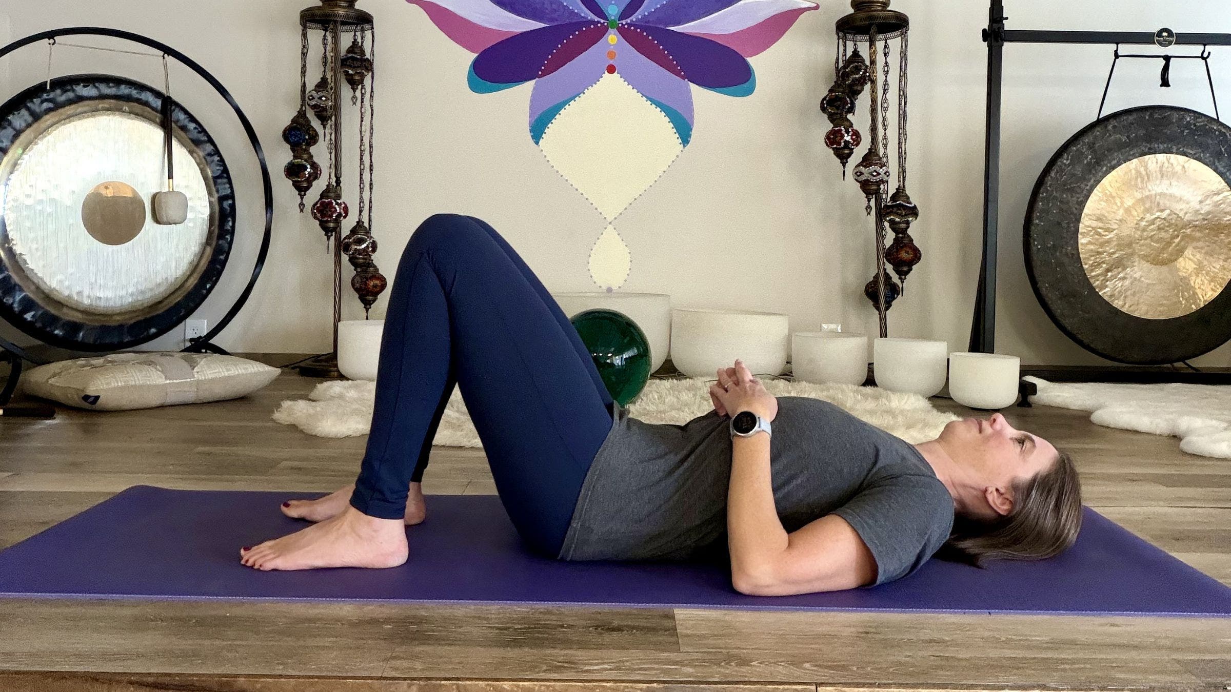The pelvic clock is a three-minute mobility exercise to help athletes realign their lower back.