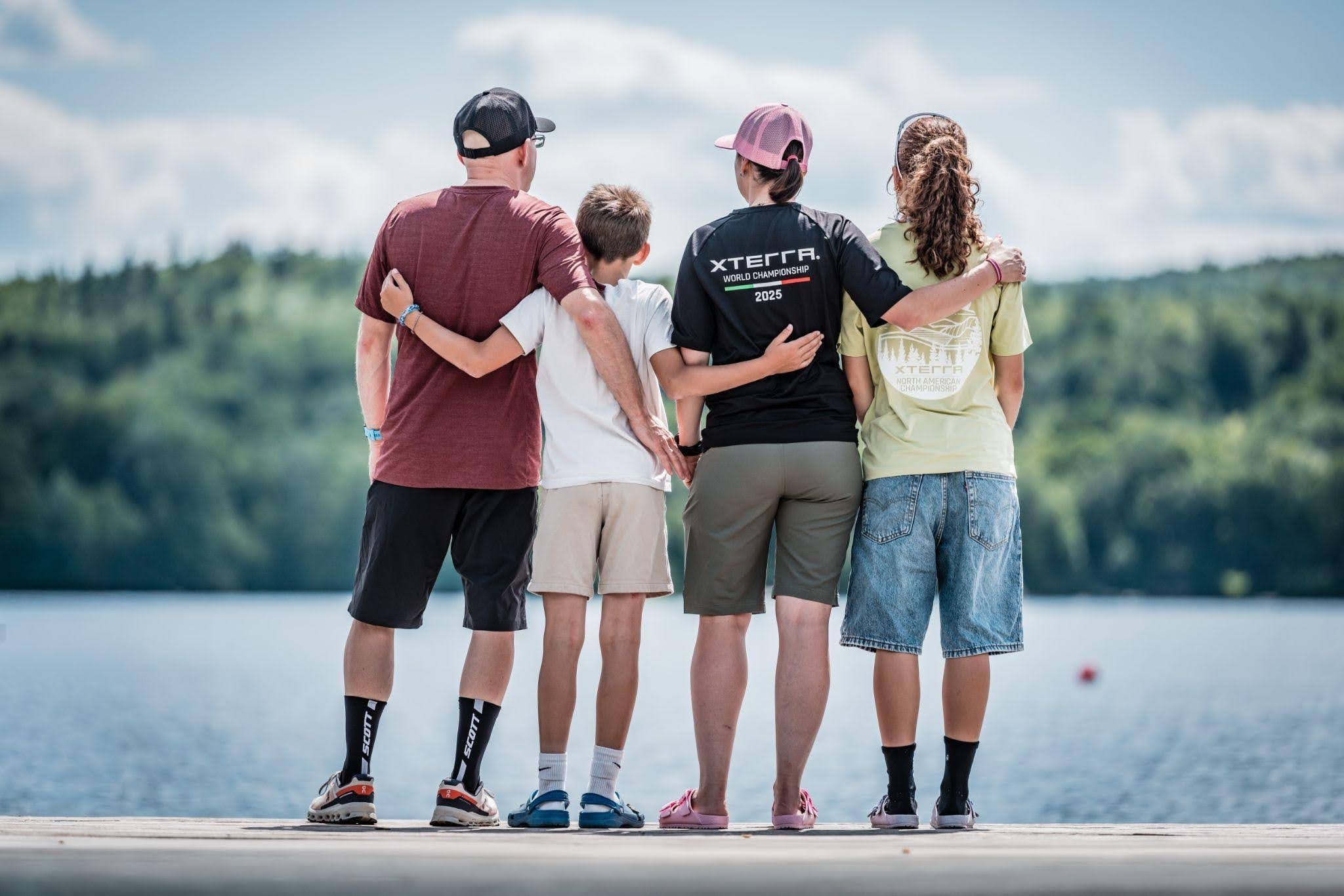 Michelle, Noah, Elsa and Dalia Filion travel to XTERRA triathlon races as... "Of life" family.