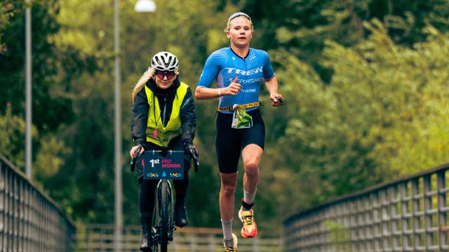 Liis Kapten Was About to Win Her First Ironman 70.3. Then She Learned Why You Eat the Gel.