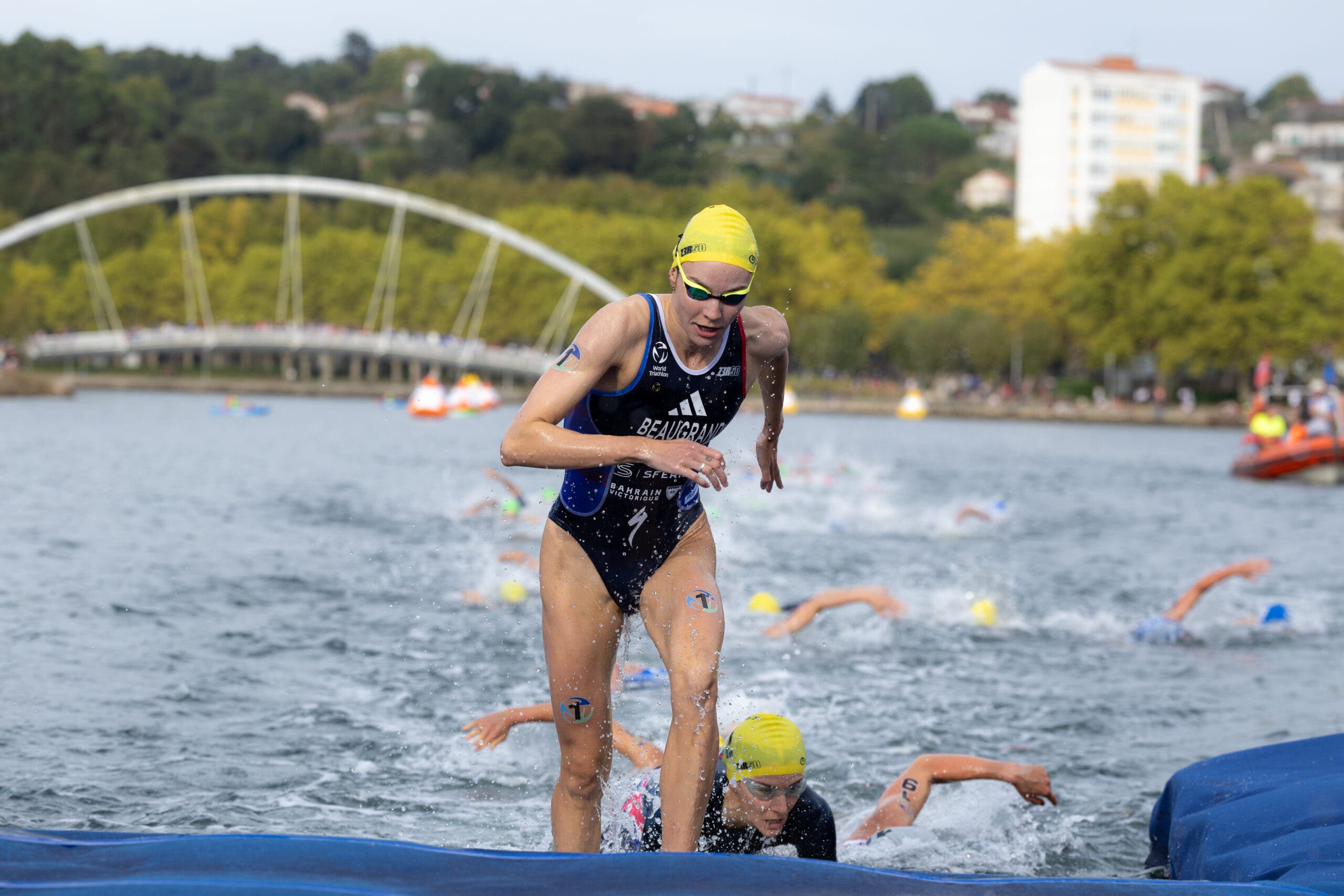 Cassandre Beaugrand wins the 2026 World Triathlon Championship Series.