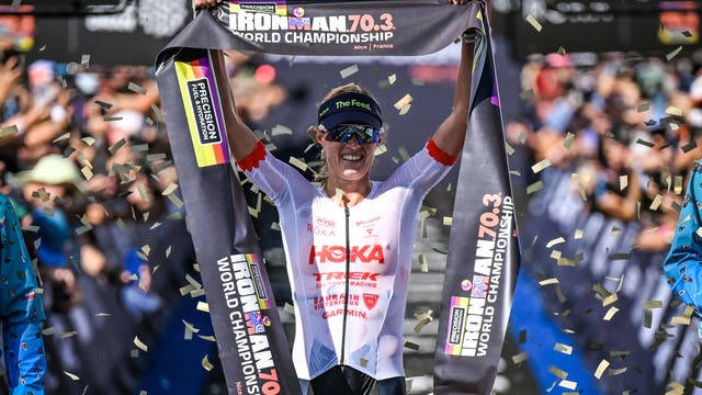 Taylor Knibb Secures Fourth Ironman 70.3 World Title in Nice