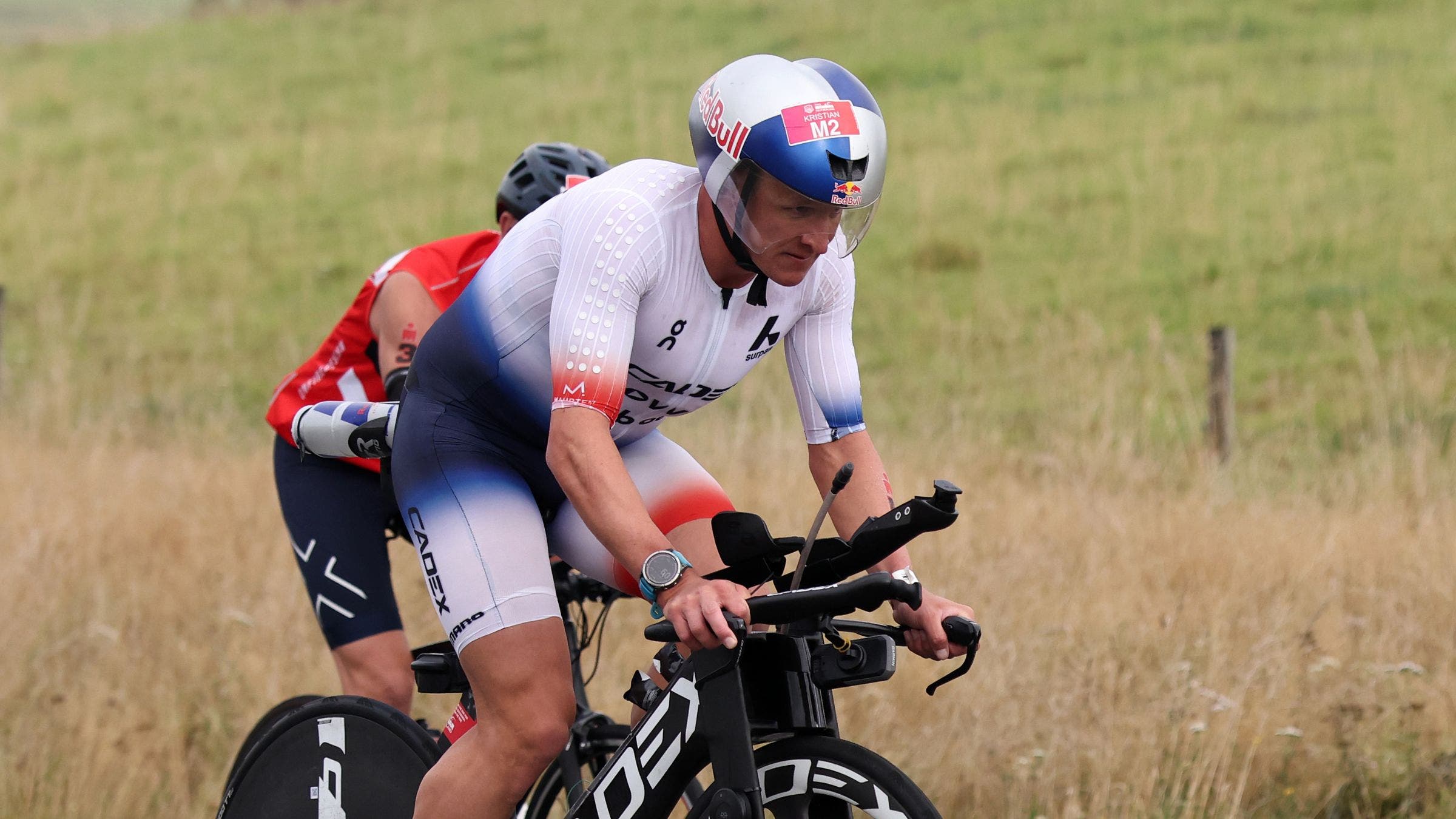 Kristian Blummenfelt during a triathlon race.