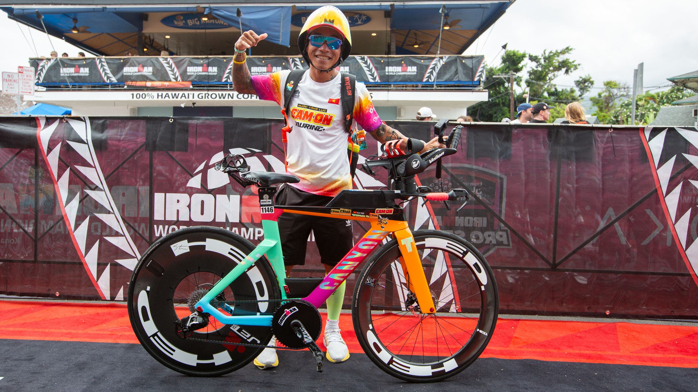 2026 Ironman World Championship age-group bike check-in