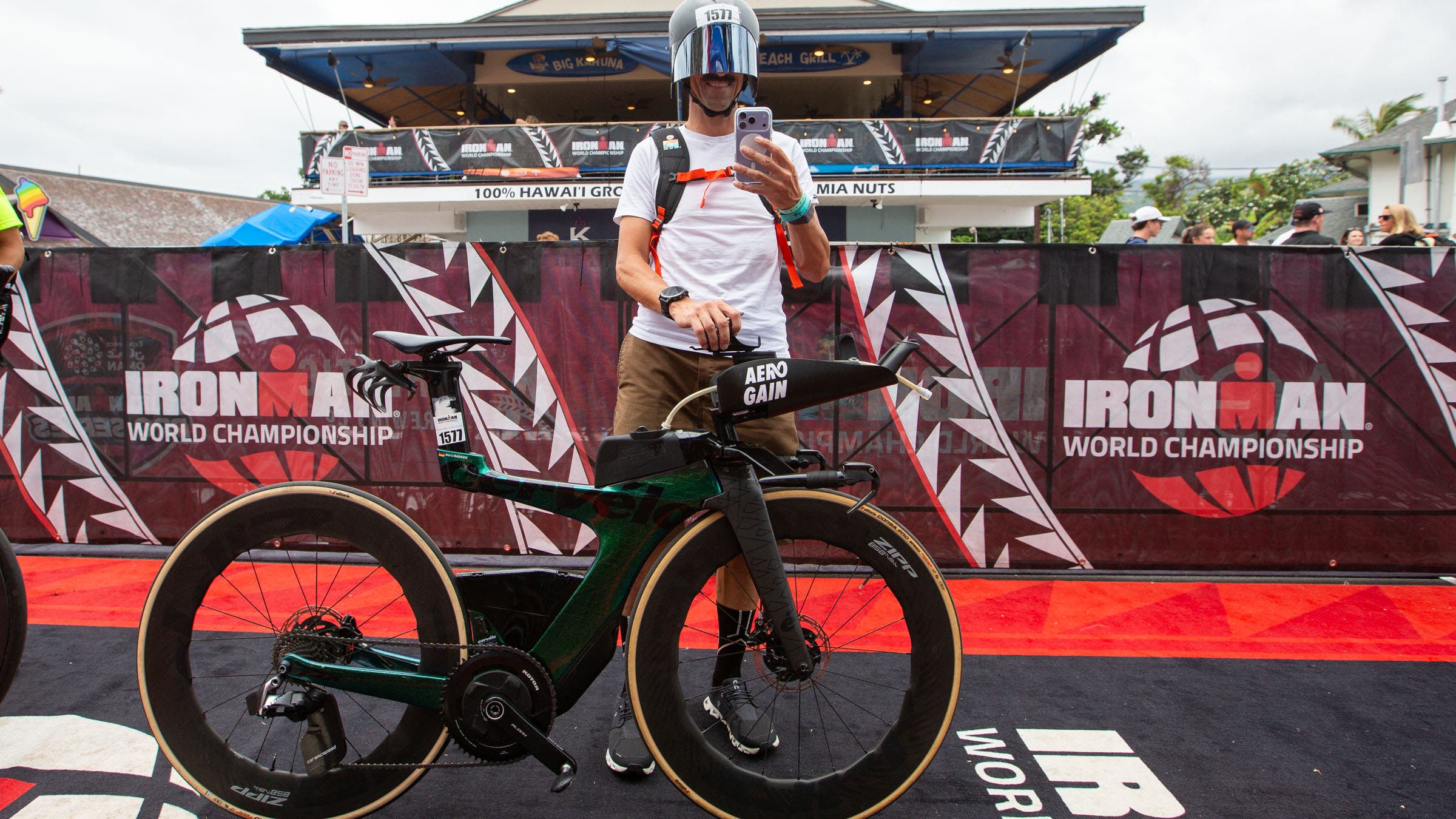 2026 Ironman World Championship age-group bike check-in