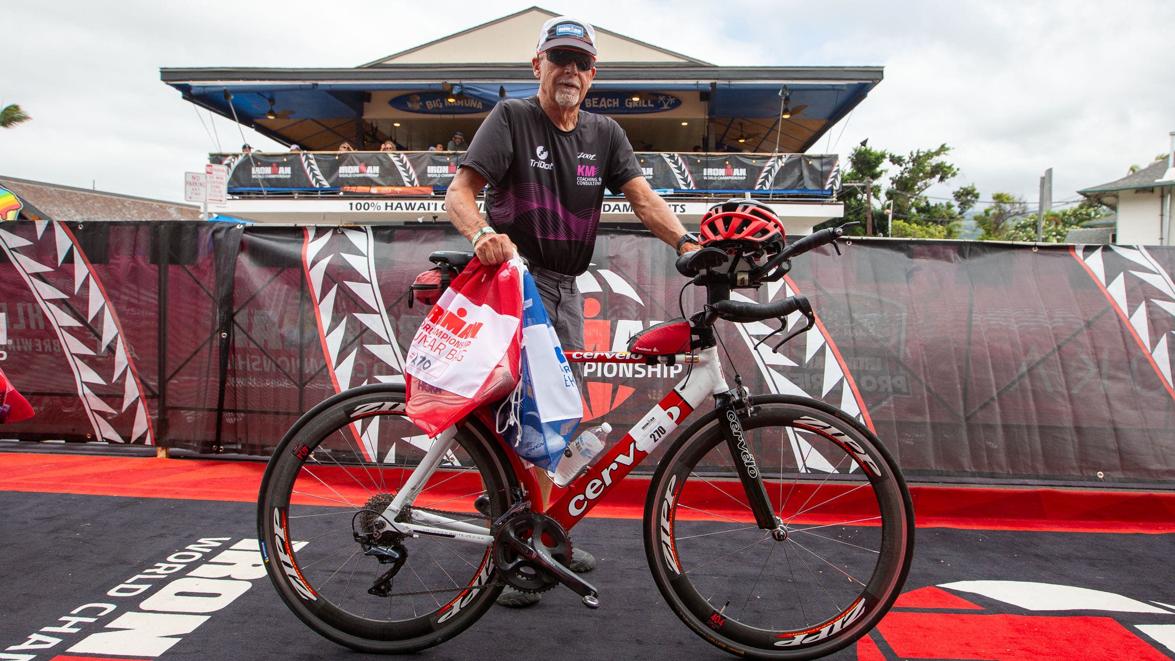 2026 Ironman World Championship age-group bike check-in