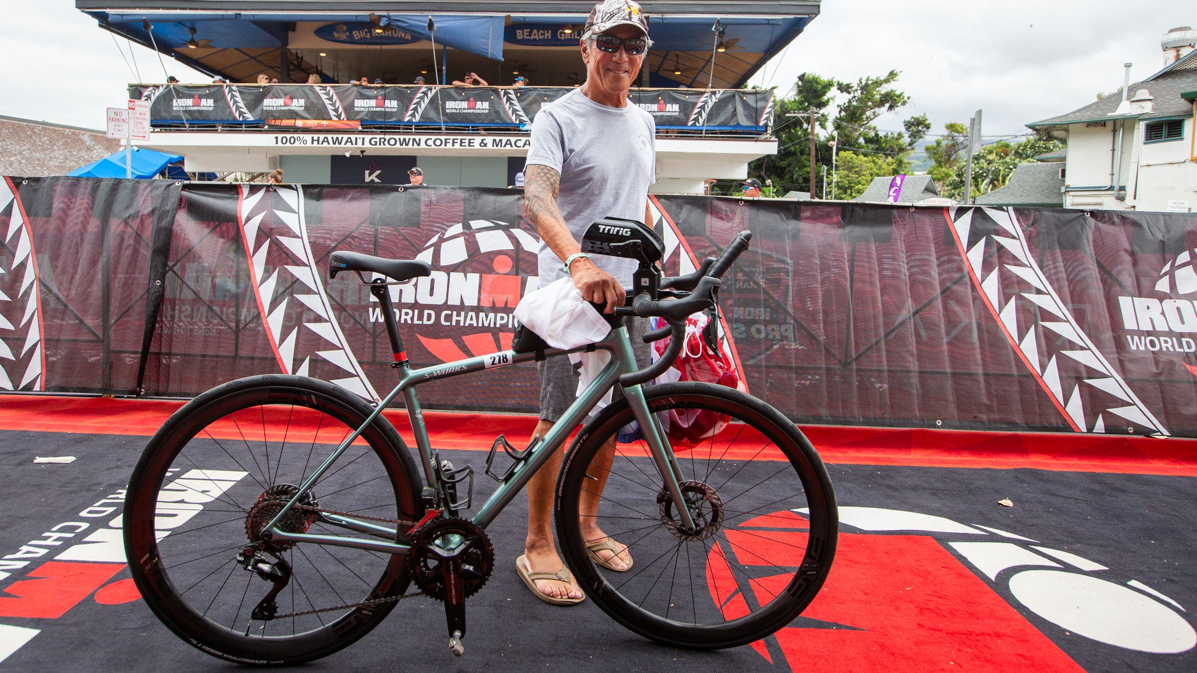 2026 Ironman World Championship age-group bike check-in