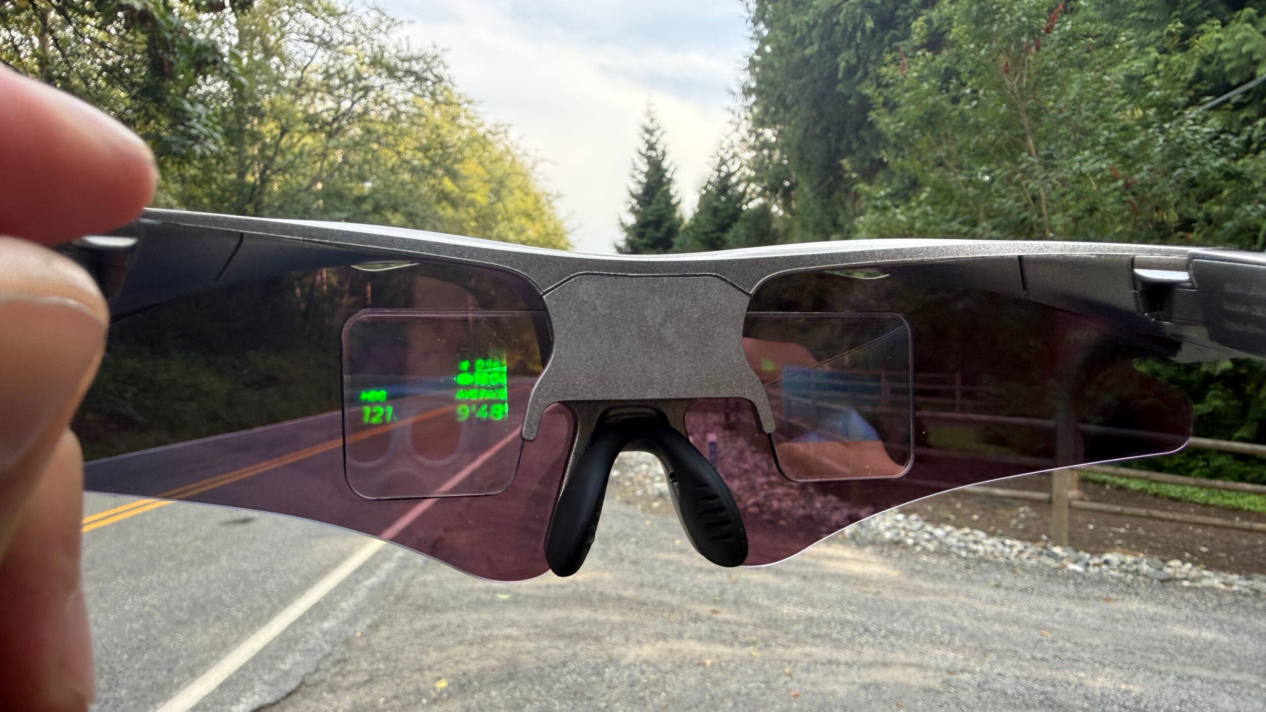 Cybersight sunglasses for triathletes.