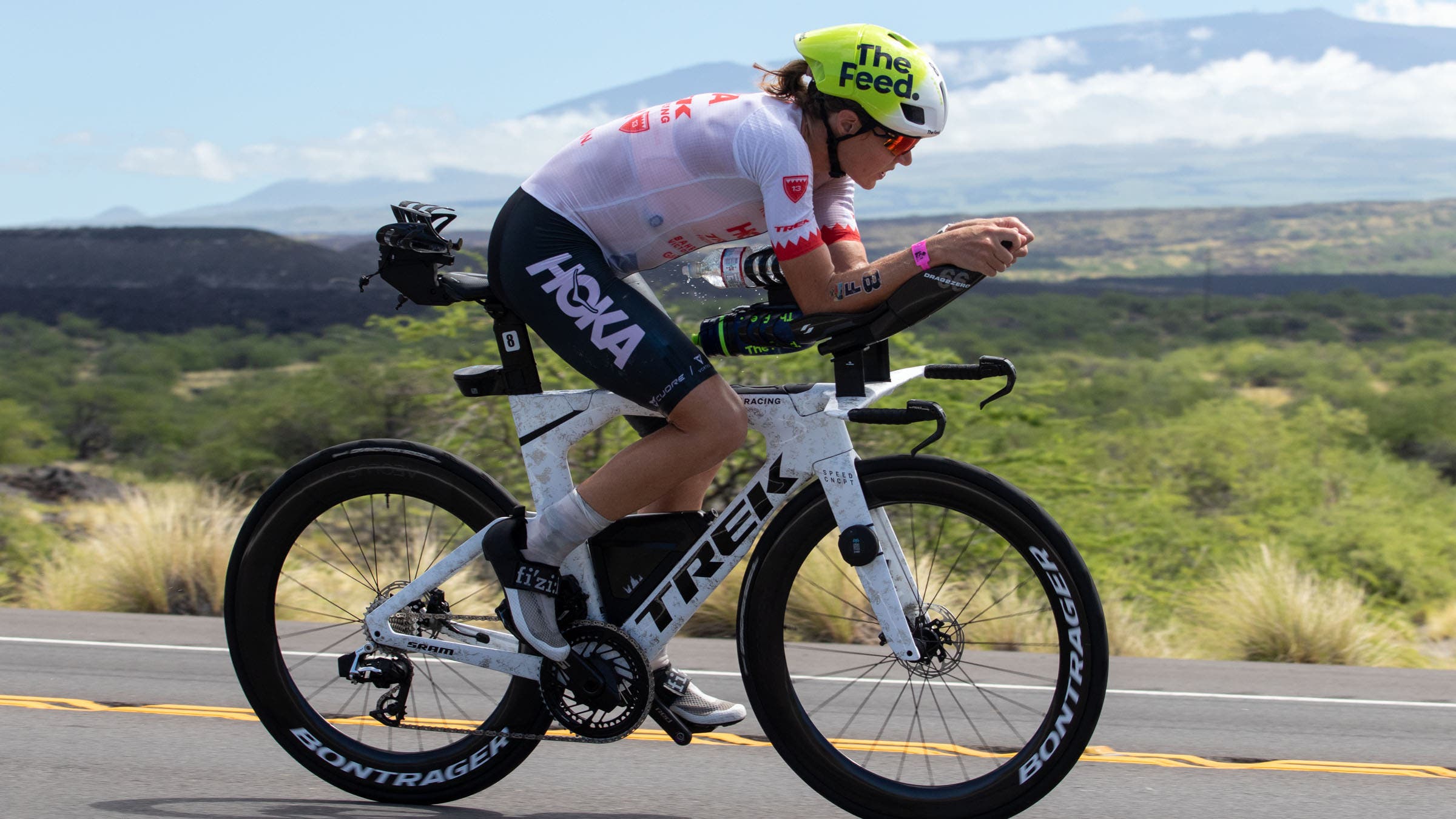 Taylor Knibb rode a Trek Speed Concept SLR 9 on her way to the fastest bike split of the 2026 Ironman World Championship.
